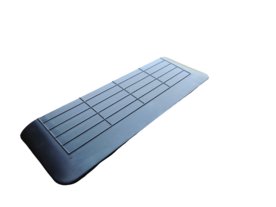 Rubberen drempelhulp 40mm x 310mm x 900mm met schuine zijvlakken (4 cm)