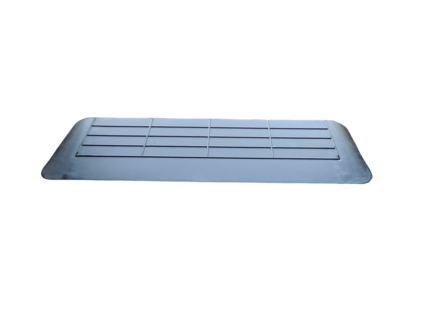 Rubberen drempelhulp 35mm x 280mm x 900mm met schuine zijvlakken (3,5 cm)