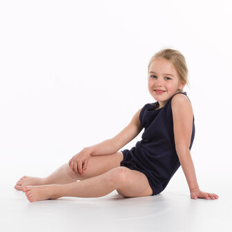2020 kinderbody met knoopsluiting marine blauw