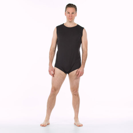 Body met drukknoopsluiting in kruis kleur 450