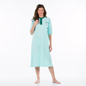 Nachthemd achterzijde open met 3/4 arm