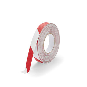 Antislip Tape Standaard (rood/wit) 25mm x 18,3 m (rol)